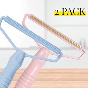 2 Pack Reusable Lint Remover Portable Hair Remover Lint Rollers Pet Hair remover